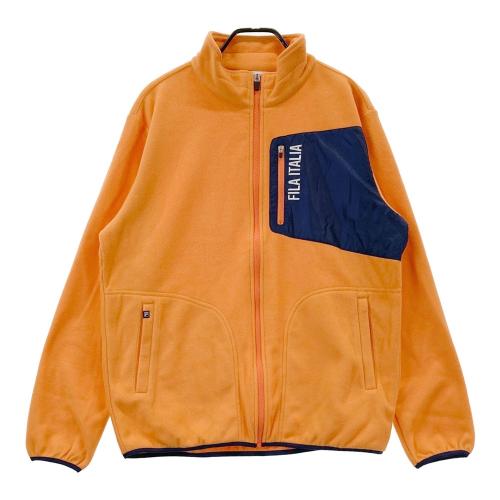 FILA GOLF フィラゴルフ ブルゾン　ジャンパー Lサイズ オレンジ 防寒 FILA GOLF フィラゴルフ フリース ジップジャケット オレンジ系