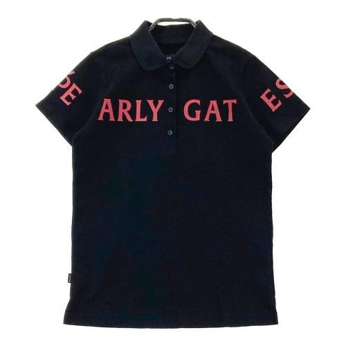 パーリーゲイツ playwith color ポロシャツ　半袖　黒　ブラック　S PEARLY GATES パーリーゲイツ 2022年 半袖ポロシャツ ブラック系