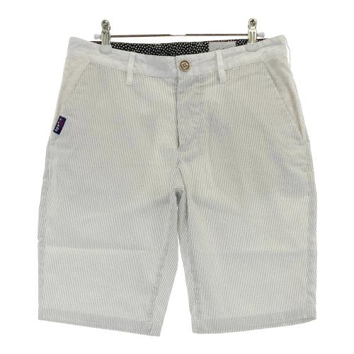 TOVHO トヴホ ショートパンツ シアサッカー ストライプ柄 グレー系