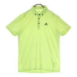サイズ：L ADIDAS GOLF アディダスゴルフ IT0157 半袖ポロシャツ 総柄 グリーン系 [240101435606] ゴルフウェア メンズ ストスト ADIDAS GOLF アディダスゴルフ IT0157 半袖ポロシャツ 総柄