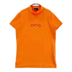 サイズ：M PING ピン  ハイネック 半袖Tシャツ  レッド系 [240101462606] ゴルフウェア レディース ストスト PING ピン ハイネック 半袖Tシャツ レッド系 サイズ：M ランク