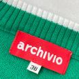 サイズ：38 ARCHIVIO アルチビオ 2023年 ニット ジップジャケット  ベージュ系 [240101483601] ゴルフウェア レディース ストスト ARCHIVIO アルチビオ 2023年 ニット ジップジャケット ベージュ
