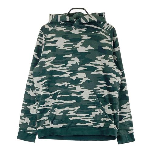 サイズ：XLARGE NEW ERA ニューエラ  ナイロンジップパーカー カモフラ 迷彩柄 ネイビー系 [240101475078] ゴルフウェア メンズ ストスト NEW ERA ニューエラ ナイロンジップパーカー カモフラ 迷彩柄