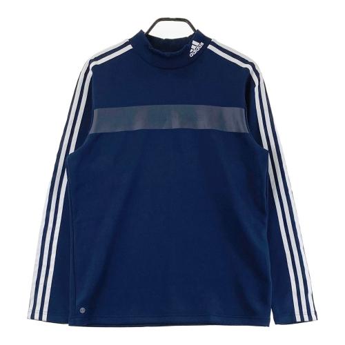 新品 アディダス ゴルフ スタンドカラー 長袖 シャツ 大きめ ネイビー M セール】PRIMEKNIT サイドシームレス スタンドカラー 長袖シャツ