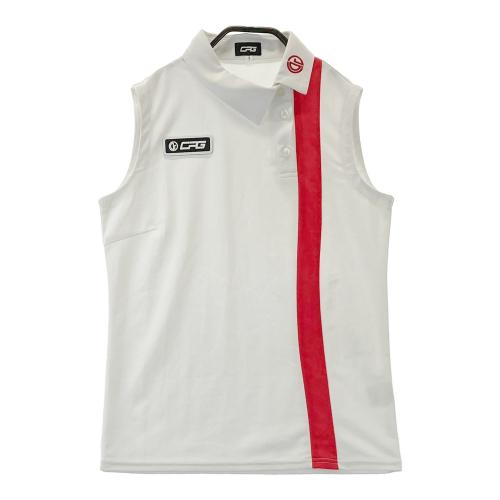 新品未使用 CPG GOLF シーピージーゴルフ ノースリーブポロシャツ 3 CPG GOLF シーピージーゴルフ ノースリーブポロシャツ ホワイト