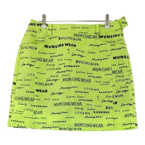 未使用品 MUNSING WEAR マンシングウェア ストレッチスカート 総柄 MUNSING WEAR マンシングウェア インナー付スカート 総柄