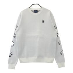 パーリーゲイツのセーターです PEARLY GATES パーリーゲイツ セーター グレー×ネイビー 背面