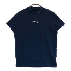 サイズ：M PING ピン 2023年モデル 長袖ニットセーター  ネイビー系 [240101495739] ゴルフウェア メンズ ストスト サイズ：M PING ピン 2023年モデル 長袖ニットセーター ネイビー