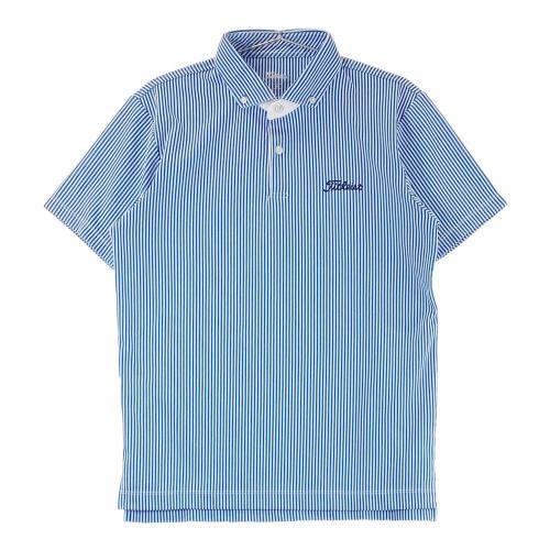 TITLEIST タイトリスト 半袖ポロシャツ ボタンダウン ブルー系 サイズ