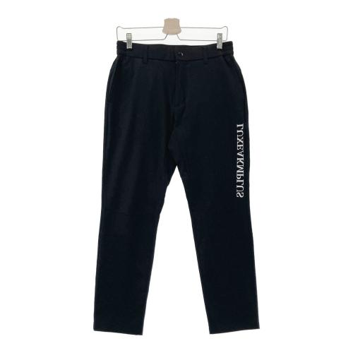 サイズ：M LUXEAKMPLUS リュクスエイケイエムプラス  裏メッシュ ナイロンパンツ  ブラック系 [240101432784] ゴルフウェア メンズ ストスト 1-240101484515-m-01-pl.jpg