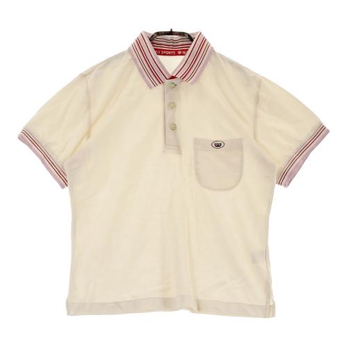 M-U SPORTS エムユースポーツ ゴルフ ウェア ハーフジップ ポロシャツ Munsingwear? ENVOY 総柄ジャカードハーフジップオーバーサイズ
