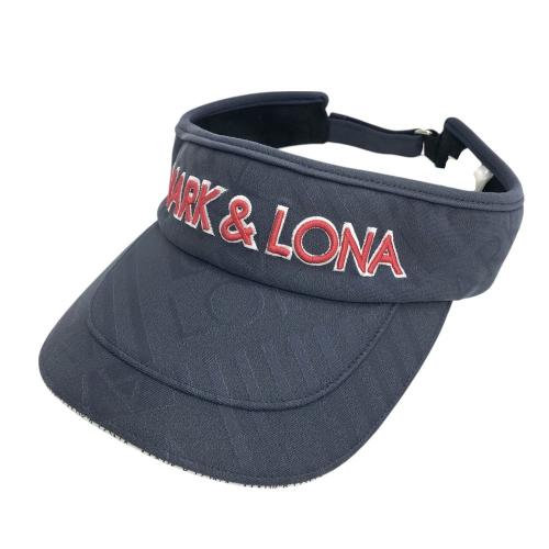 MARK&LONA マークアンドロナ サンバイザー 総柄 イエロー系
