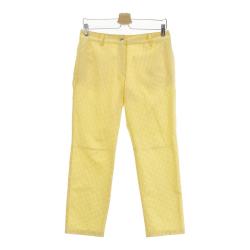 サイズ：M MUNSING WEAR マンシングウェア  メッシュ切替 半袖ジャケット  イエロー系 [240101467798] ゴルフウェア レディース ストスト MUNSING WEAR マンシングウェア メッシュ切替 半袖ジャケット