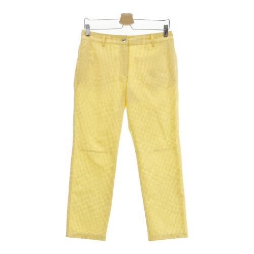サイズ：M MUNSING WEAR マンシングウェア SL6321 フード付 ジップジャケット チェック柄 ネイビー系 [240101477509] ゴルフウェア レディース ストスト MUNSING WEAR マンシングウェア SL6321 フード付 ジップ