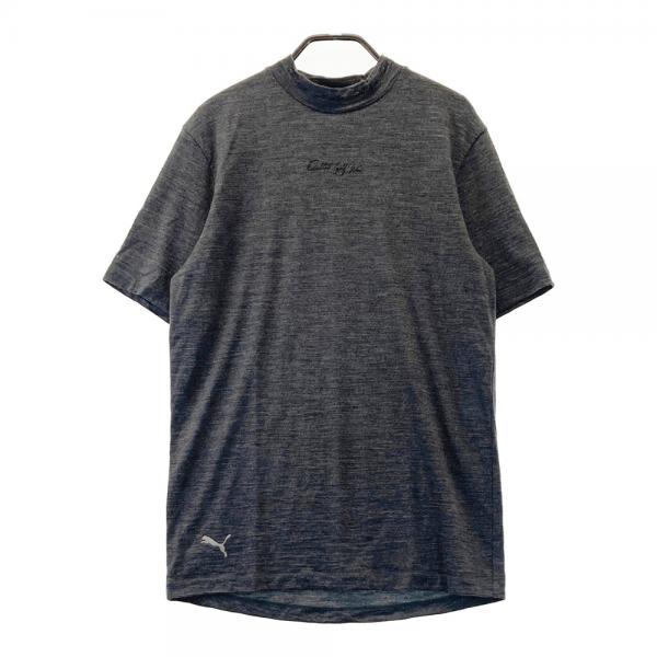 PUMA GOLF プーマゴルフ ハイネック 半袖Tシャツ グレー系