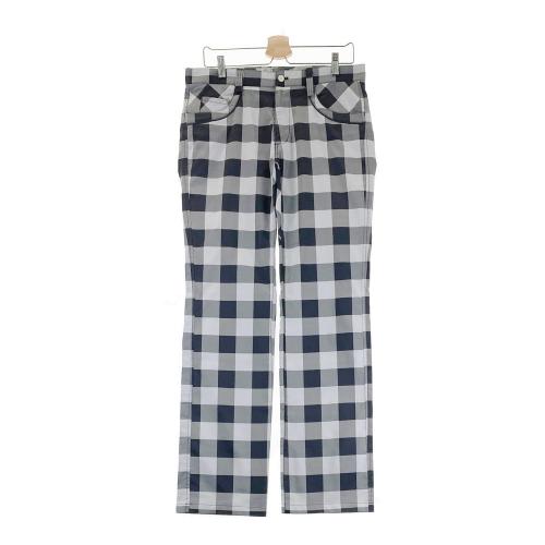 【新品】adidas ゴルフ ロングパンツ チェック柄 グレー 85 ADIDAS GOLF アディダスゴルフ ロングパンツ チェック柄 グレー系