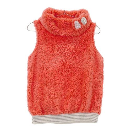 ARCHIVIO アルチビオ ウール混 タートルネック ファーベスト オレンジ