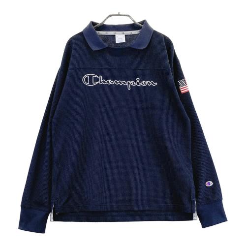 サイズ：XL CHAMPION GOLF チャンピオンゴルフ  長袖ブルゾン  ネイビー系 [240101453831] ゴルフウェア メンズ ストスト CHAMPION GOLF チャンピオンゴルフ 長袖ブルゾン ネイビー系