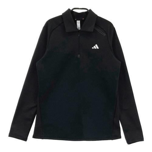 サイズ：L ADIDAS GOLF アディダスゴルフ 2024年モデル JE7339 長袖 ハーフジップジャケット  ブラック系 [240101486060] ゴルフウェア レディース ストスト 楽天市場】 【公式】アディダス adidas 返品可 ゴルフ 【ゴルフ