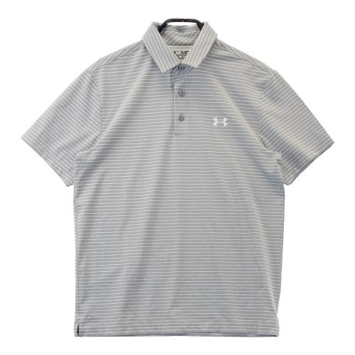 UNDER ARMOUR アンダーアーマー 半袖ポロシャツ ボーダー柄