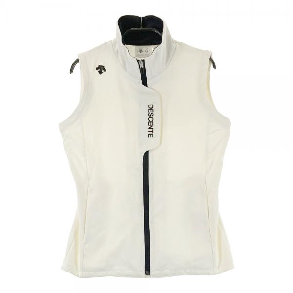 サイズ：S DESCENTE GOLF デサントゴルフ  長袖ポロシャツ  ブルー系 [240101414889] ゴルフウェア レディース ストスト サイズ：S DESCENTE GOLF デサントゴルフ 長袖ポロシャツ ブルー