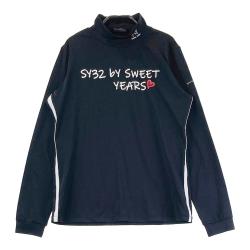 サイズ：L SY32 BY SWEET YEARS GOLF エスワイサーティトゥ SYG-23A04 スウェット  ブラック系 [240101419612] ゴルフウェア メンズ ストスト SY32 BY SWEET YEARS GOLF［エスワイサーティトゥバイスウィート