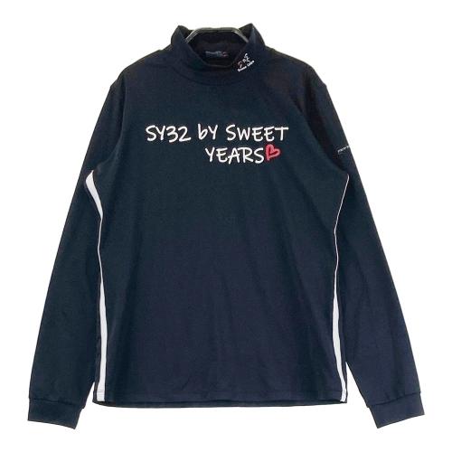 サイズ：M SY32 BY SWEET YEARS GOLF エスワイサーティトゥ  ハイネック 長袖Tシャツ ベロア地  ホワイト系 [240101421969] ゴルフウェア レディース ストスト SY32 BY SWEET YEARS GOLF エスワイサーティトゥ ハイネック