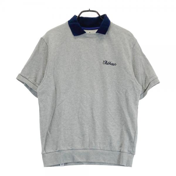 CLUB HAUS 襟付きトレーナー グレー CLUBHAUS クラブハウス 襟付 半袖スウェット グレー系 サイズ