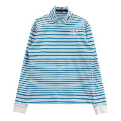サイズ：L AND PER SE アンパスィ  長袖ハイネックTシャツ  ブラック系 [240101429319] ゴルフウェア レディース ストスト AND PER SE(アンパスィ) Tシャツ｜中古ゴルフウェア通販サイト