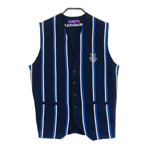 BEAMS GOLF ビームスゴルフ ウール ニットジャケット ワッペン
