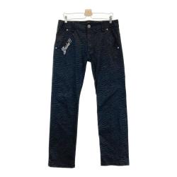 サイズ：XL GOTCHA ガッチャ  ストレッチパンツ 総柄 グレー系 [240101458097] ゴルフウェア メンズ ストスト サイズ：XL GOTCHA ガッチャ ストレッチパンツ 総柄 グレー系