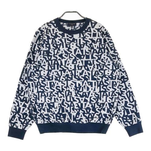 サイズ：LL ST ANDREWS セントアンドリュース  長袖 ニットセーター 総柄 グレー系 [240101423266] ゴルフウェア メンズ ストスト ST ANDREWS セントアンドリュース 長袖 ニットセーター 総柄