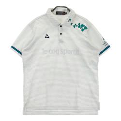 le coq sportif - coco 中古 ルコックスポルティフ le coq sportif メンズ 長袖ポロシャツ M  黒×白×緑系 総柄 le coq sportif - coco 中古 ルコックスポルティフ le coq