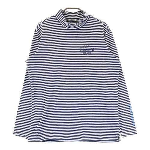 MUNSING WEAR マンシングウェア ハイネック 長袖Tシャツ ブルー