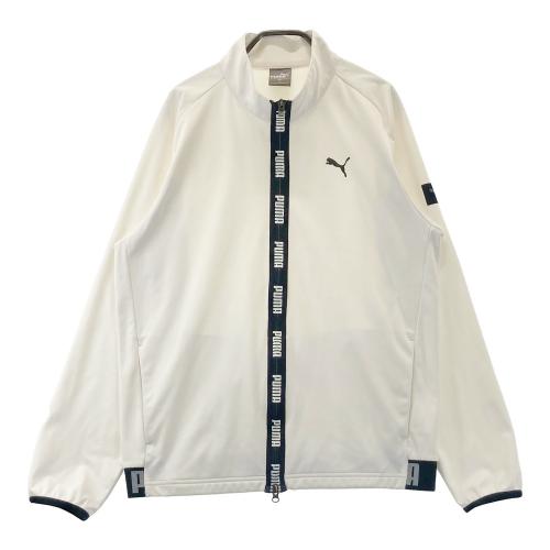 PUMA GOLF プーマゴルフ 裏メッシュ ジップジャケット ホワイト