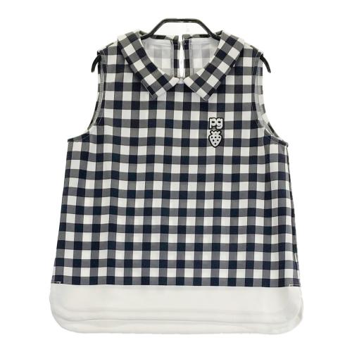 ARCHIVIO アルチビオ 襟付き長袖Tシャツ ボーダー グレー系