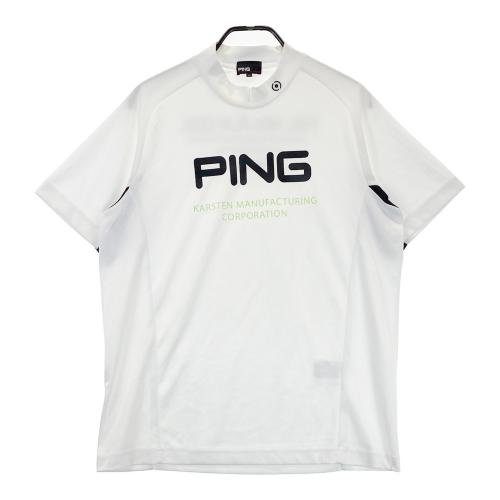 ＰＩＮＧ ピン ゴルフ モックネック シャツ【ホワイト/LL】新品！ 楽天市場】モックネック ping ゴルフ 半袖の通販
