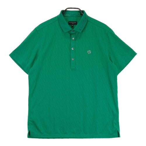セントアンドリュースポロシャツサイズs ふくれジャガードロゴ半袖ポロシャツ (MENS) | St ANDREWS