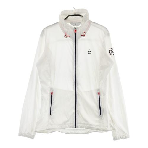 サイズ：M MUNSING WEAR マンシングウェア 2024年モデル プルオーバーパーカー  ホワイト系 [240101421438] ゴルフウェア レディース ストスト MUNSING WEAR マンシングウェア 2024年モデル プルオーバー