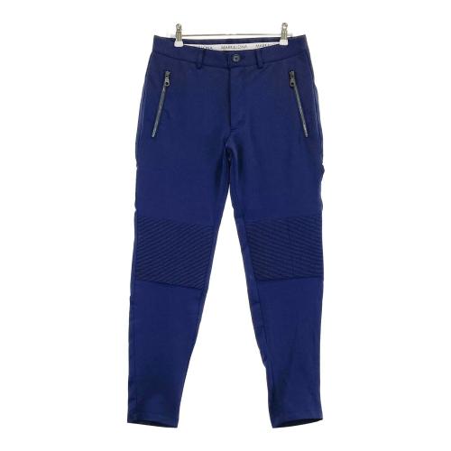 極美品　MARK&LONA ゴルフ　パンツ　スカート　38 M ブルー MARK&LONA マークアンドロナ パンツ 総柄 ネイビー系 サイズ：48