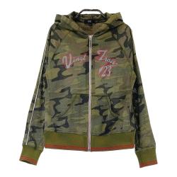 サイズ：2 23区GOLF ニジュウサンクゴルフ  切替 ジップジャケット 総柄 ホワイト系 [240101404280] ゴルフウェア レディース ストスト 23区 GOLF(ニジュウサンクゴルフ)｜中古ゴルフウェア通販サイト