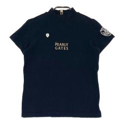サイズ：0 PEARLY GATES パーリーゲイツ  半袖ハイネックTシャツ  ホワイト系 [240101433456] ゴルフウェア レディース ストスト PEARLY GATES パーリーゲイツ 055-2160402 半袖ポロシャツ