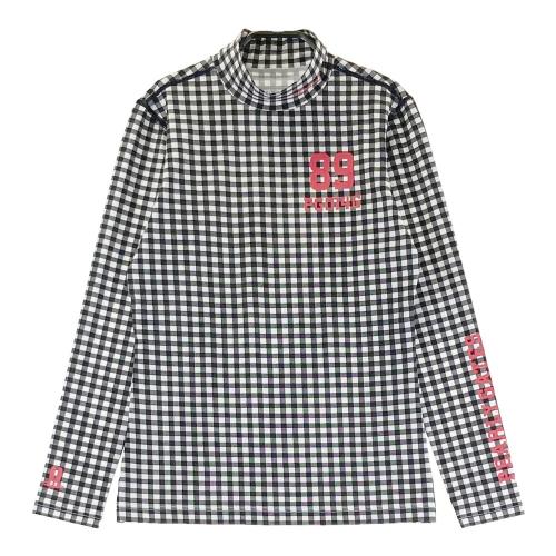 サイズ：1 PEARLY GATES パーリーゲイツ 2024年モデル 長袖 インナーTシャツ  ホワイト系 [240101449559] ゴルフウェア レディース ストスト PEARLY GATES パーリーゲイツ 2024年モデル 長袖 インナーT