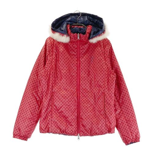 キャロウェイ ダブルジップ ハイブリッド ジャージー ジャケット レッド L CALLAWAY キャロウェイ 2WAY リバーシブル 中綿ジャケット