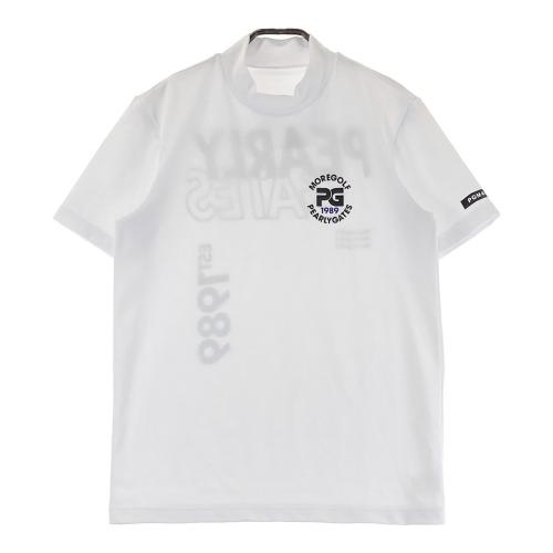 サイズ：M the 5525 ゴーゴーニーゴー  半袖Tシャツ ロゴプリント  ホワイト系 [240101439912] ゴルフウェア メンズ ストスト the 5525 ゴーゴーニーゴー 半袖Tシャツ ロゴプリント ホワイト
