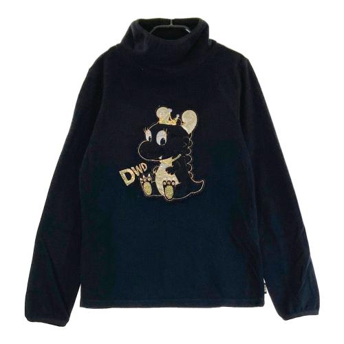 ダンスウィズドラゴン　長袖ハイネック 美品】ダンスウィズドラゴン 長袖ハイネックシャツ ライトブルー 起毛