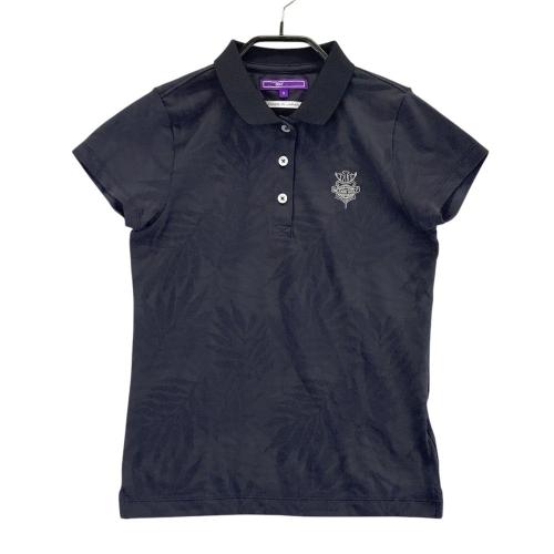 美品BEAMS GOLF ビームスゴルフ 半袖 ポロシャツ 総柄 ネイビー BEAMS GOLF ビームスゴルフ 半袖ポロシャツ 総柄 ネイビー系 M