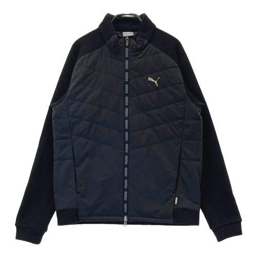 PUMA/プーマ ゴルフ 防風ジップジャケット【ブラック/Ｌ】新品！ PUMA (プーマ) ゴルフウェア(トップス) メンズ SIZE XL ブラック