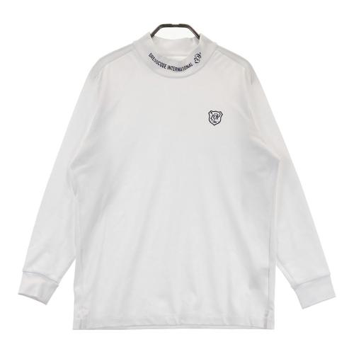 サイズ：3 ZOY ゾーイ  ハイネック 長袖Tシャツ  ホワイト系 [240101413474] ゴルフウェア メンズ ストスト ZOY ゾーイ ハイネック 長袖Tシャツ ホワイト系 サイズ：3