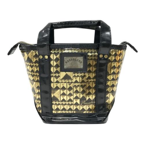 RUSSELUNO ラッセルノ カートバッグ 総柄 ゴールド系 ランク：B